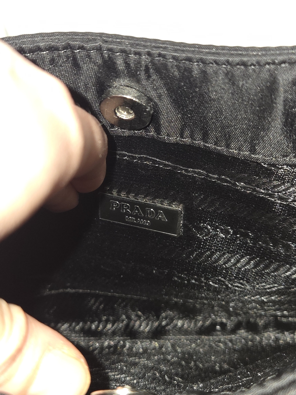 Black Crystal-Embellished Shoulder Bag - Picture 3 of 11